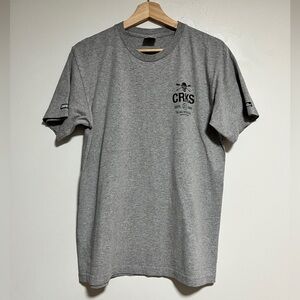 Crooks & Castles Graphic Tee - Medium - Gray Streetwear Logo Shirt
